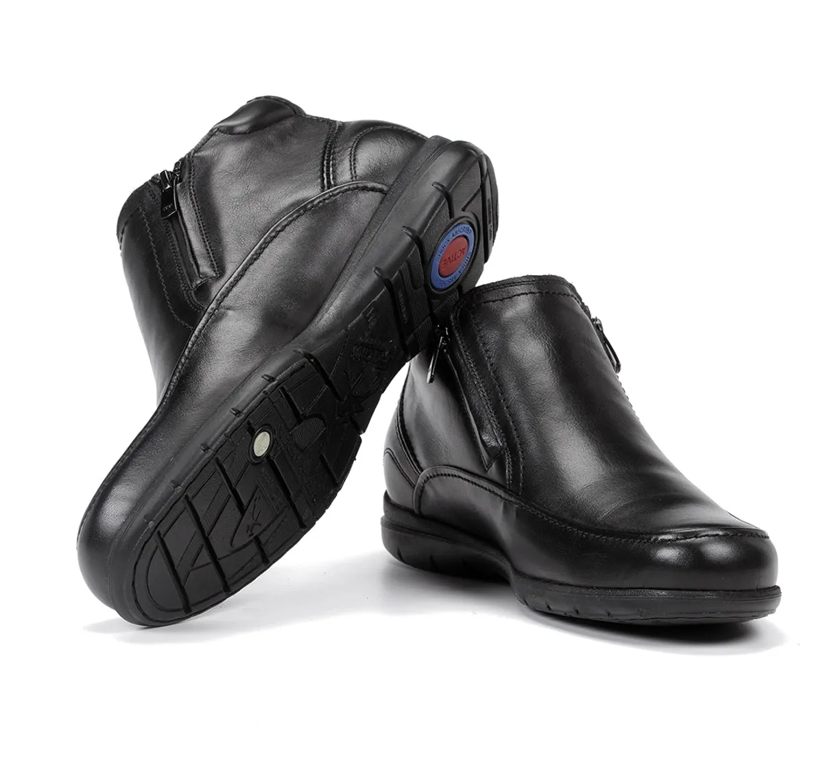 Fluchos Luca 87830 stivaletti uomo neri pelle