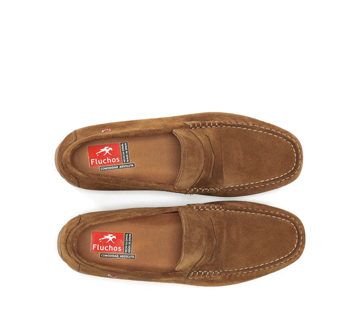 Fluchos Samoa F2207 Mocassini Uomo Marroni Morbidi