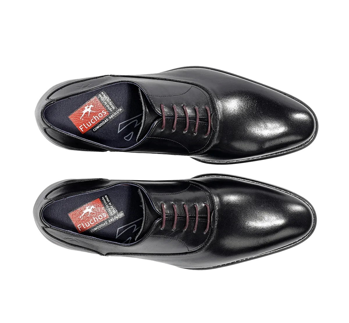 Fluchos Alex 9209 scarpe eleganti uomo nere cerimonia