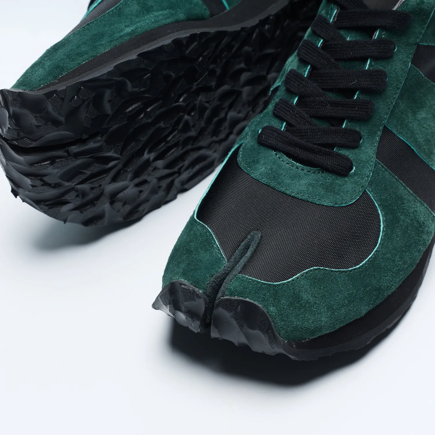 Tabito Tabi Trainer tabito01 sneakers verdi nylon suede
