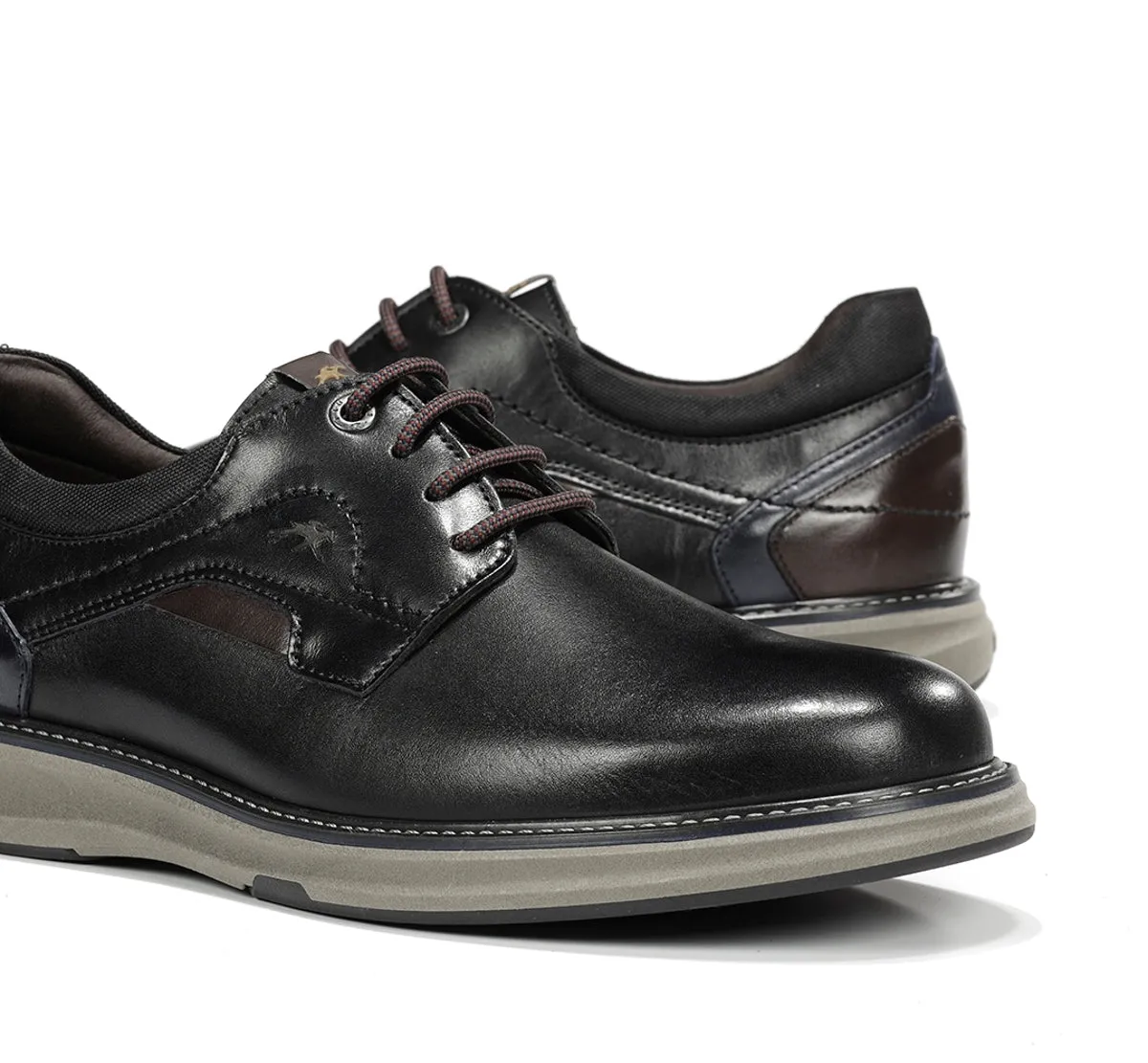 Fluchos Dalton F2507 scarpe uomo nere pelle