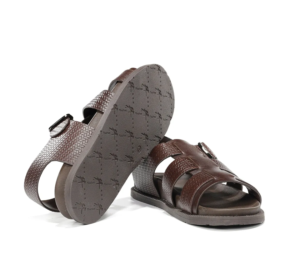 Fluchos Bari F2449 Sandalo Uomo Marrone Anatomico