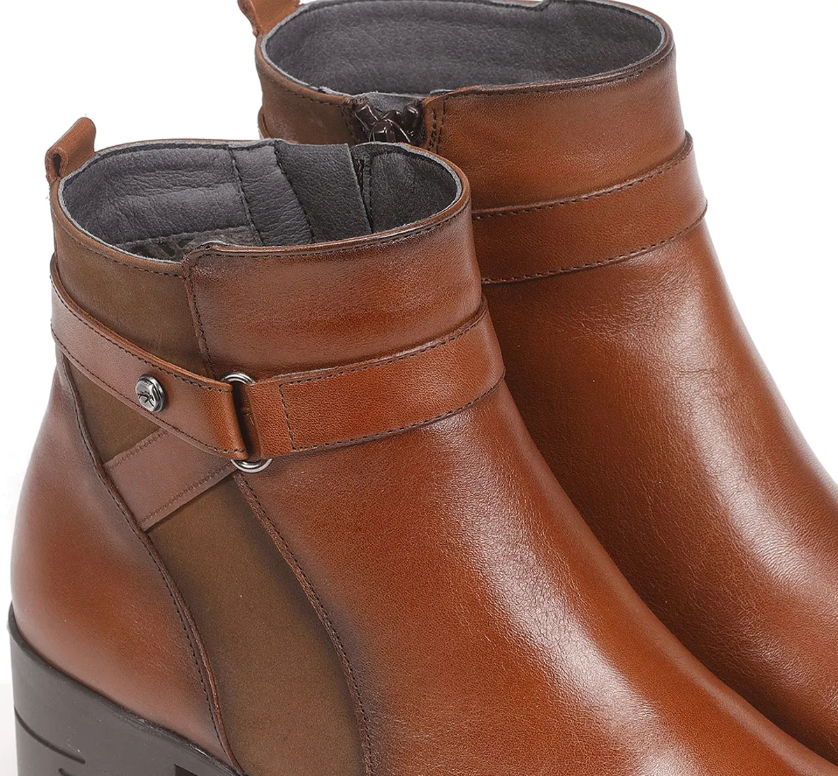 Fluchos Aliss F1368 Stivaletti Marroni Donna Pelle