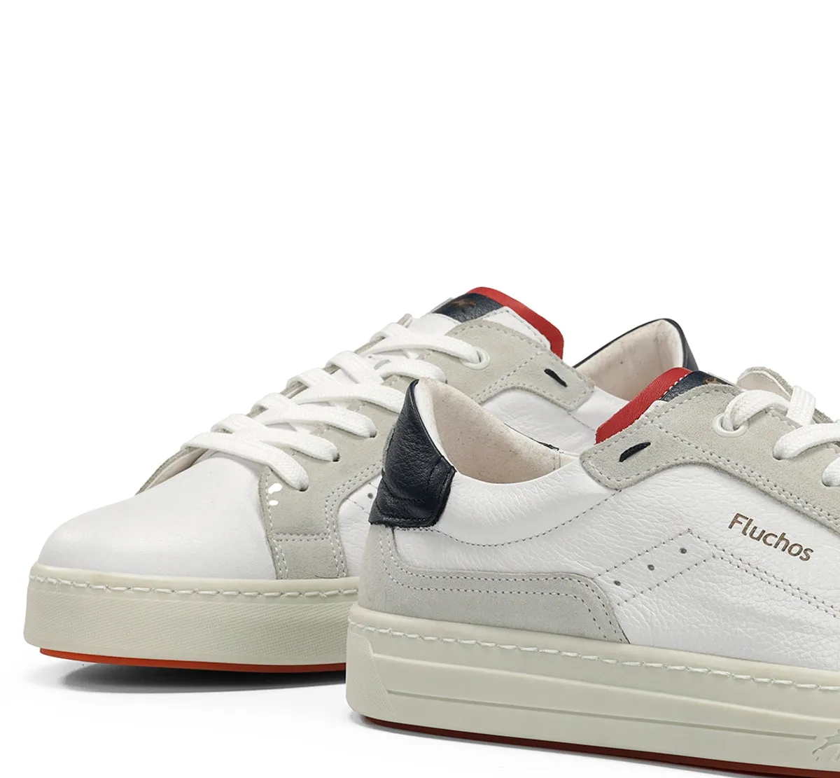 Fluchos Nemo F2216 sneakers bianche uomo suola alta