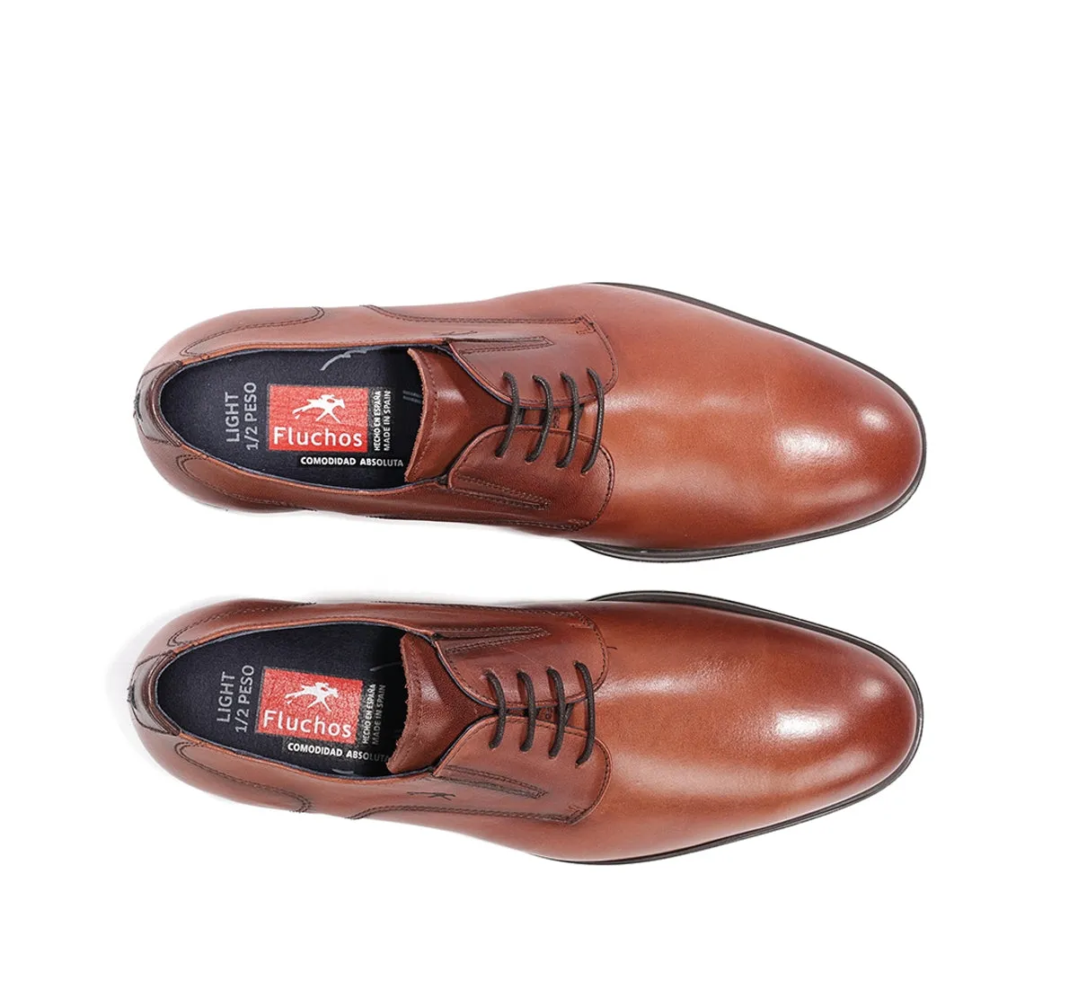 Fluchos Asgard F1887 scarpe classiche uomo marroni pelle