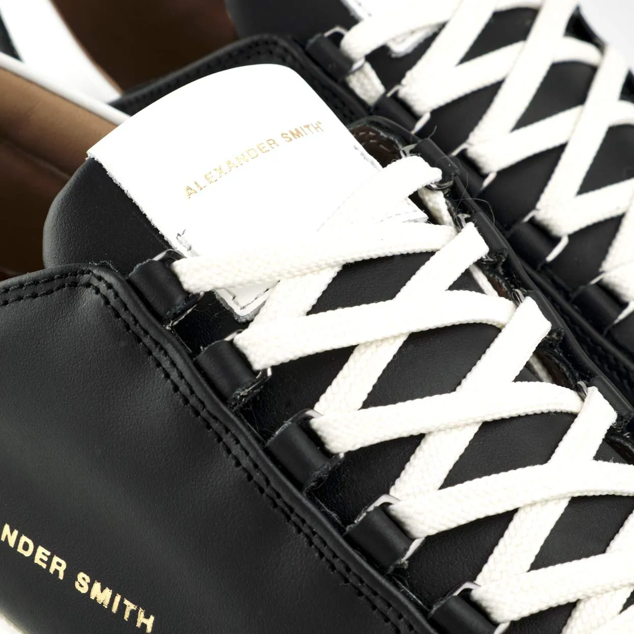 Alexander Smith Wembley Black White sneakers uomo pelle