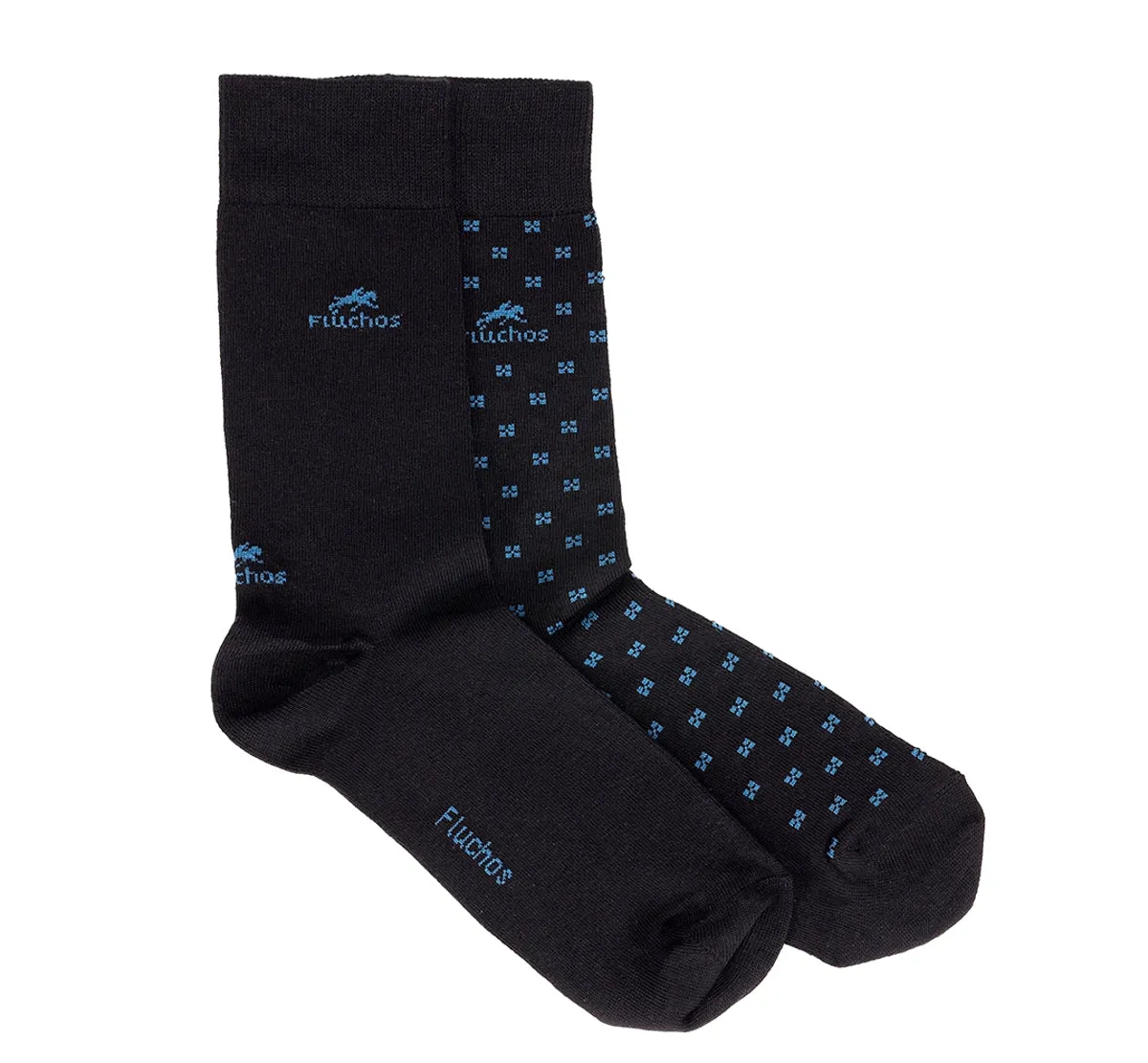 Fluchos CA0009 calzini uomo blu navy pack 2 paia