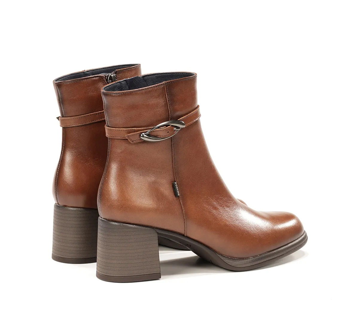 Fluchos Frixe D9816 stivaletti donna marroni tacco