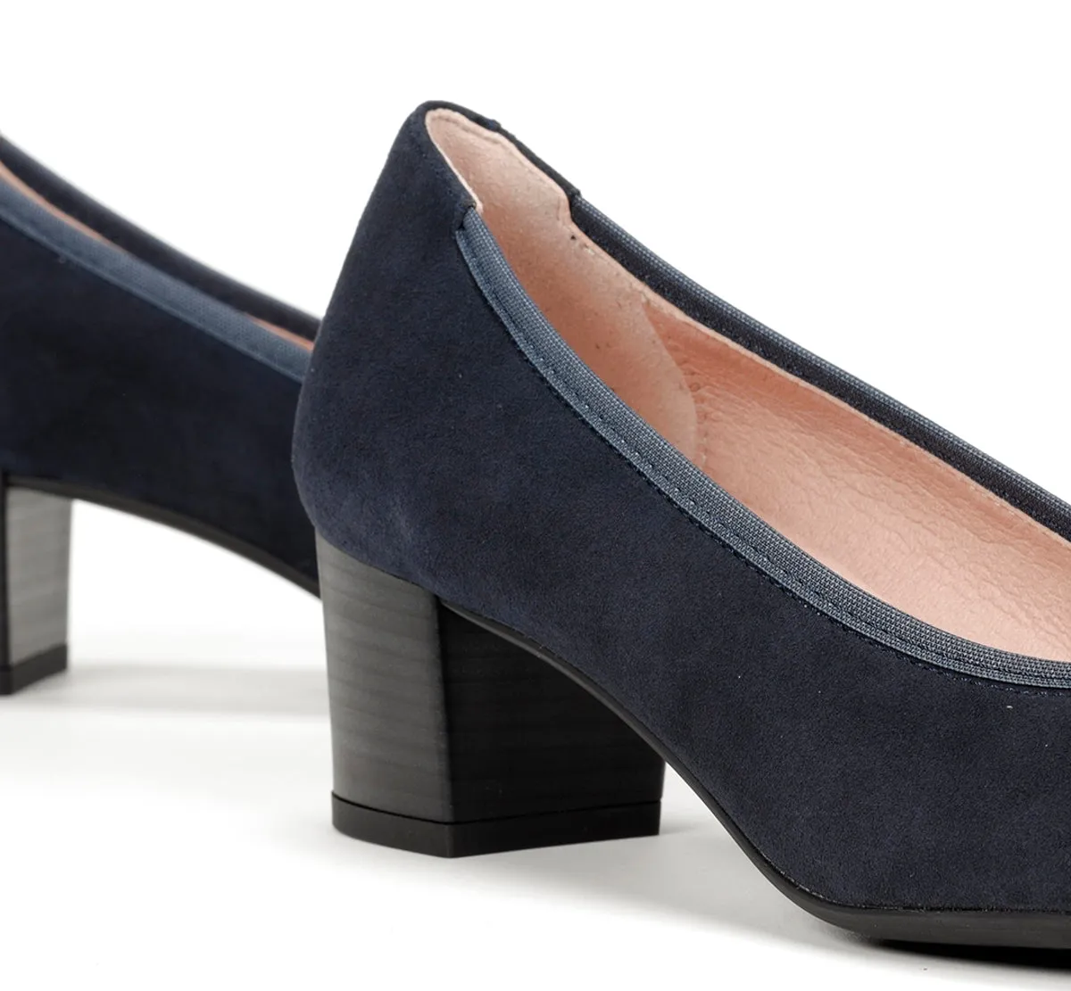 Fluchos Geminis D8469 scarpe donna blu tacco