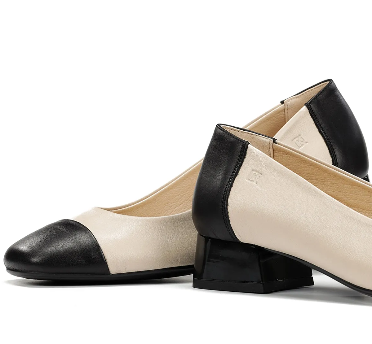 Fluchos Gia D9302 mocassino donna taupe tacco