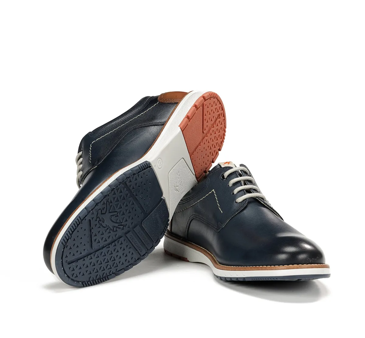 Fluchos Taylor F1978 scarpe uomo blu cuciture