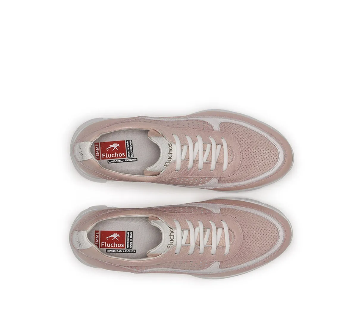 Fluchos Olas F1407 Sneakers Donna Rosa Zeppa
