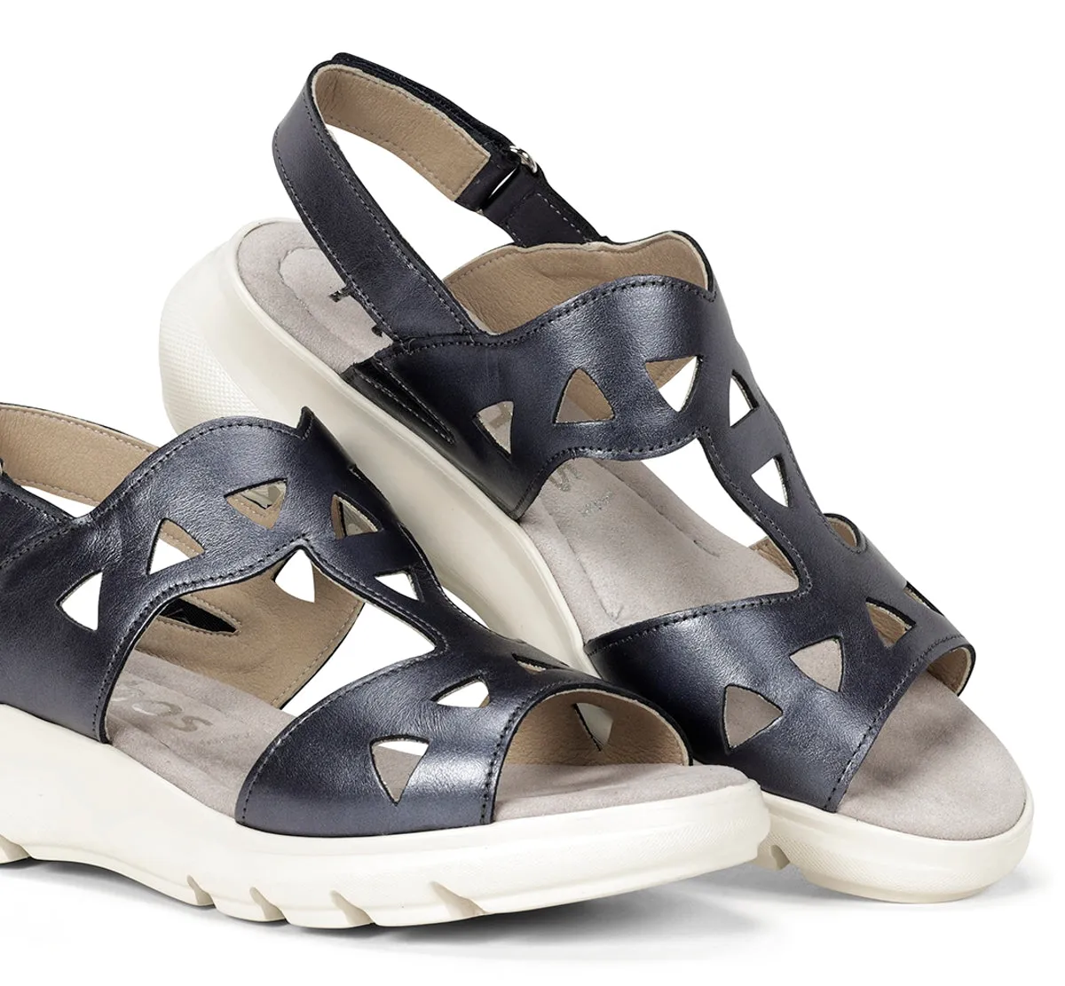 Fluchos Lua F1657 sandali donna blu