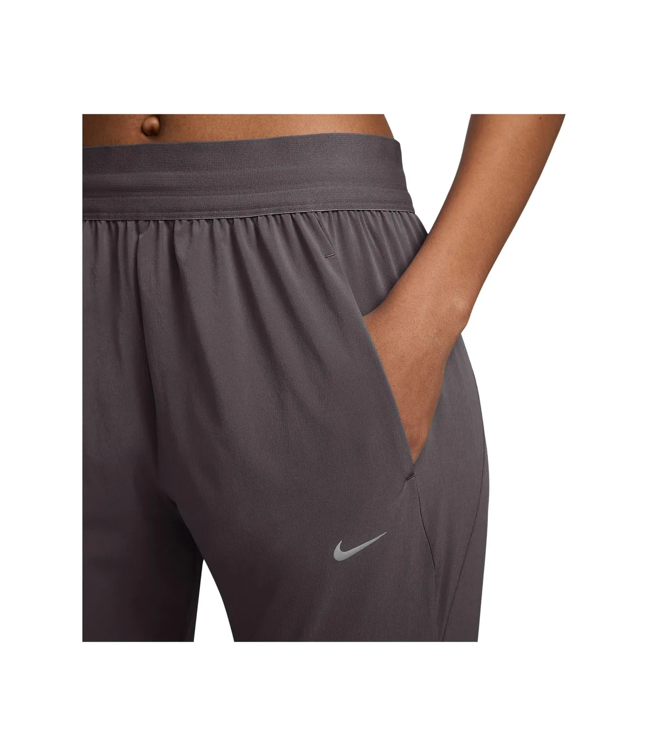 Nike Swift Dri-Fit Pantaloni Corsa Donna Vita Media Tasche