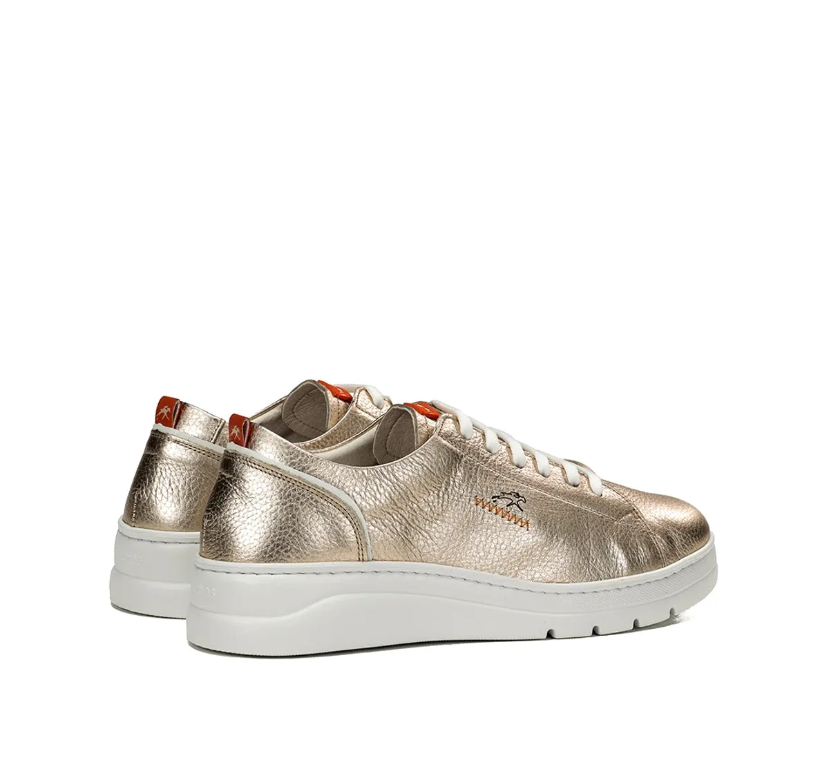 Fluchos Pompas F1917 sneakers dorate donna leggere