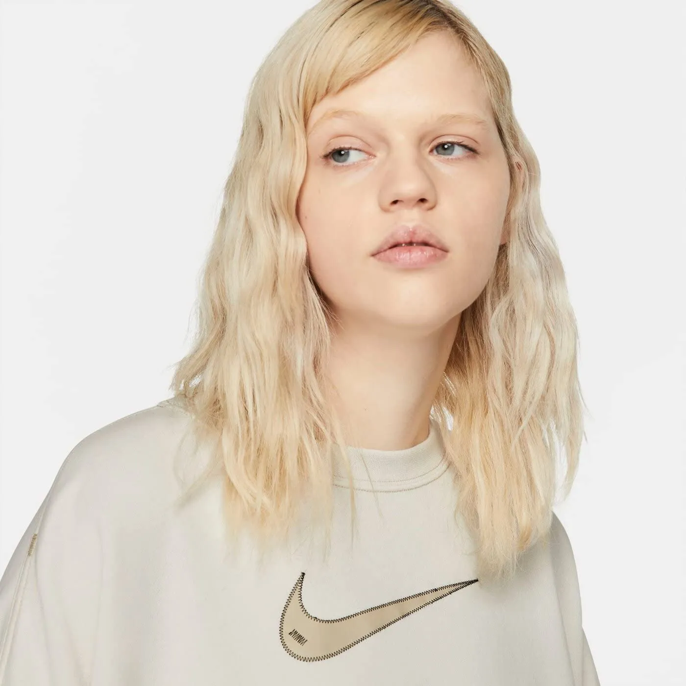 Nike Cropped Crew Sweatshirt felpa donna taglia L