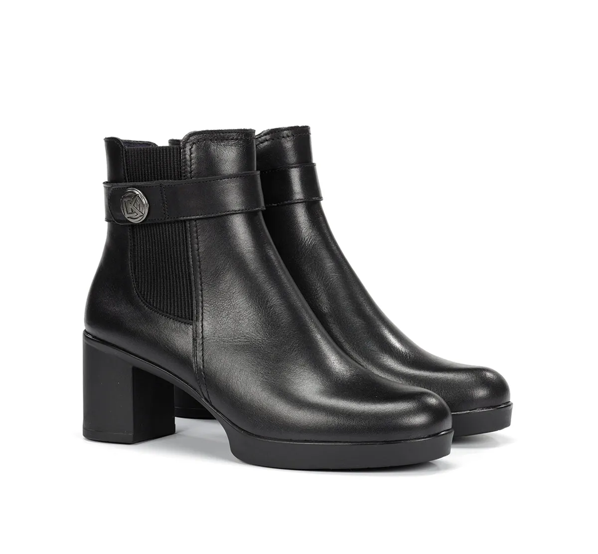 Dorking Elite D9422 stivaletto donna nero tacco