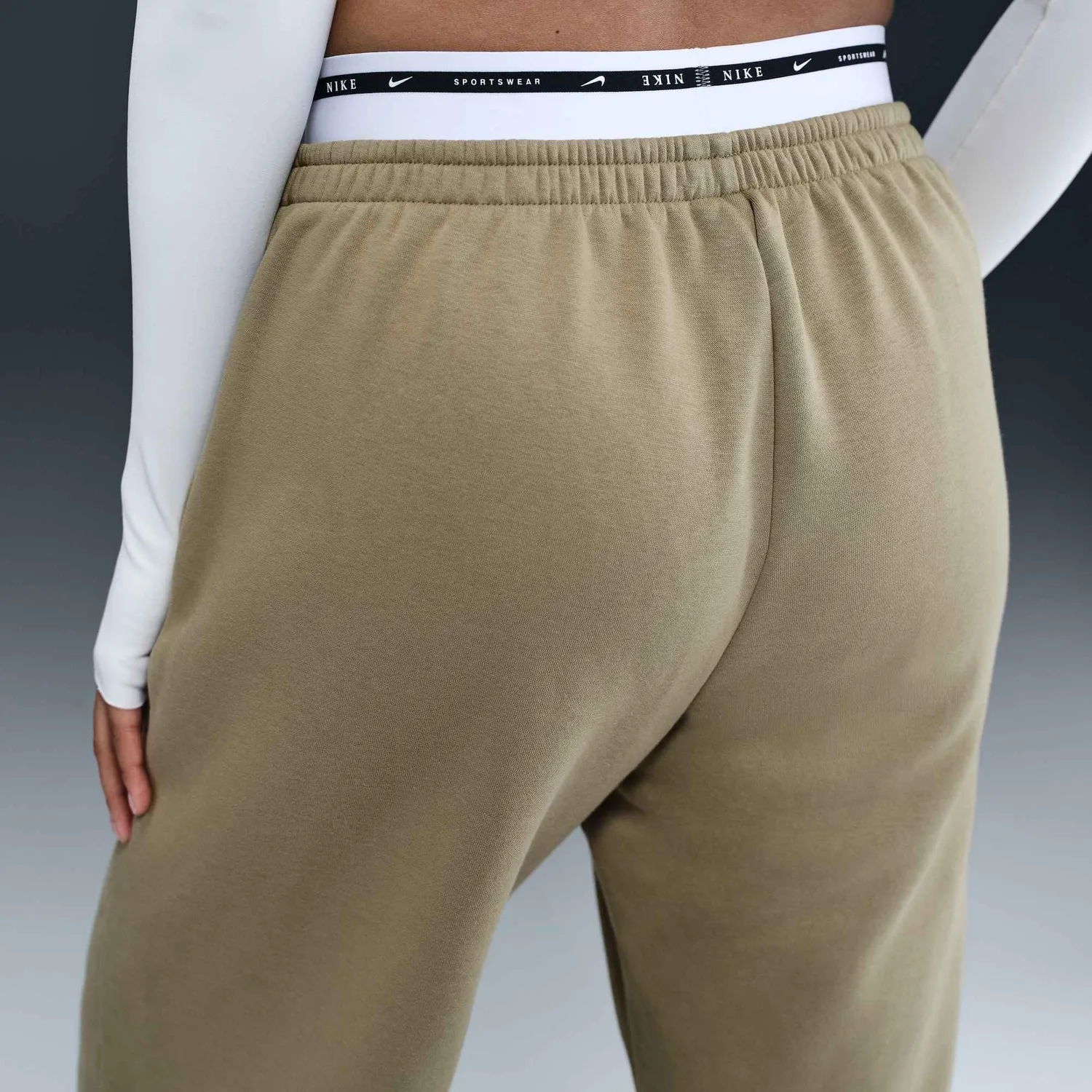 Nike Phoenix Fleece pantaloni donna XS vita alta in cotone