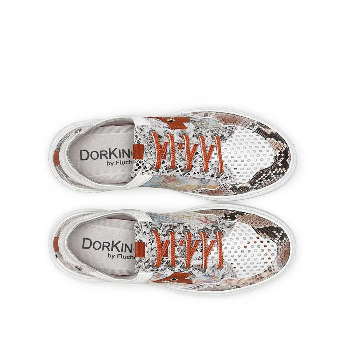 Fluchos Trozos D8751 sneakers arancioni donna