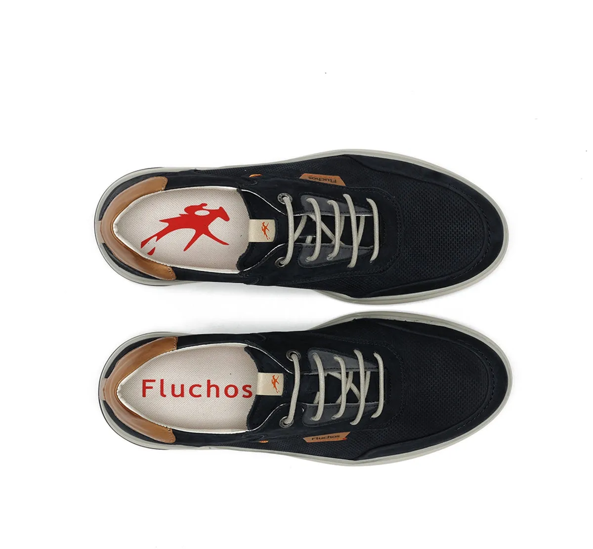Fluchos Jeff F2210 scarpe uomo blu eleganti