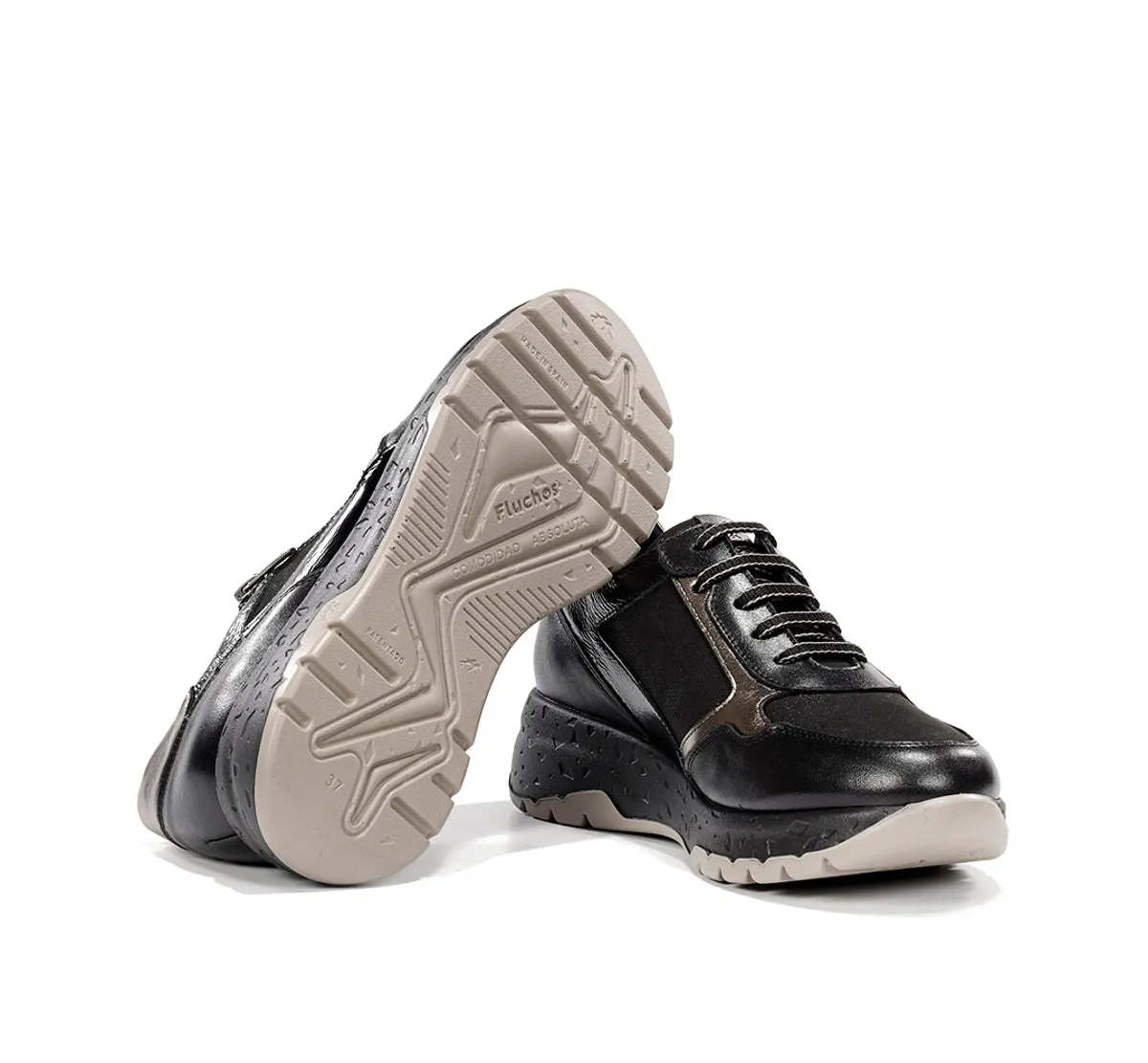 Fluchos Nexus F2308 sneakers donna nere pelle
