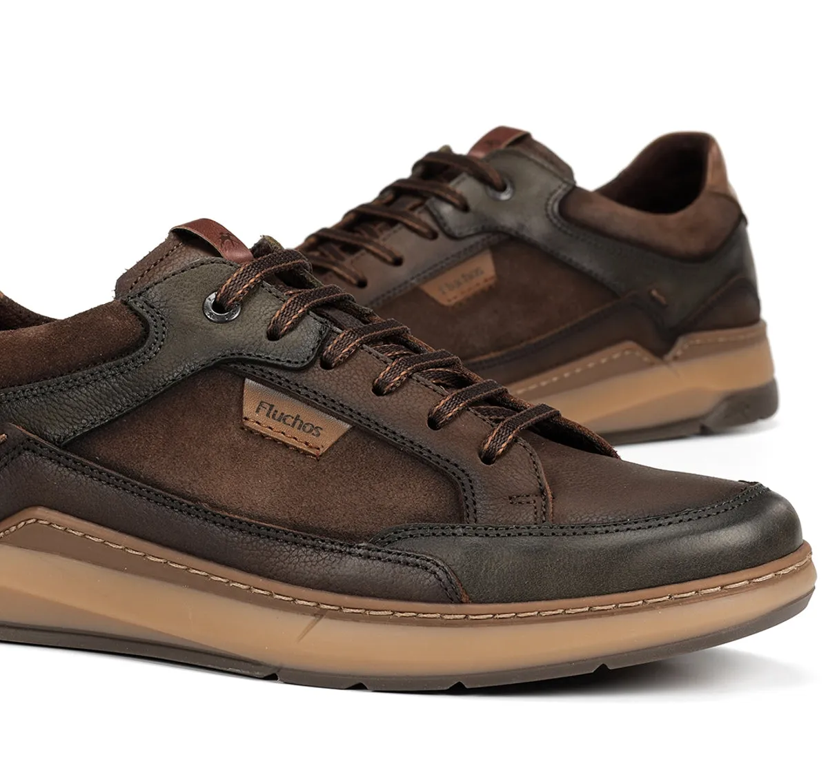 Fluchos Jeff F2279 sneakers uomo marroni