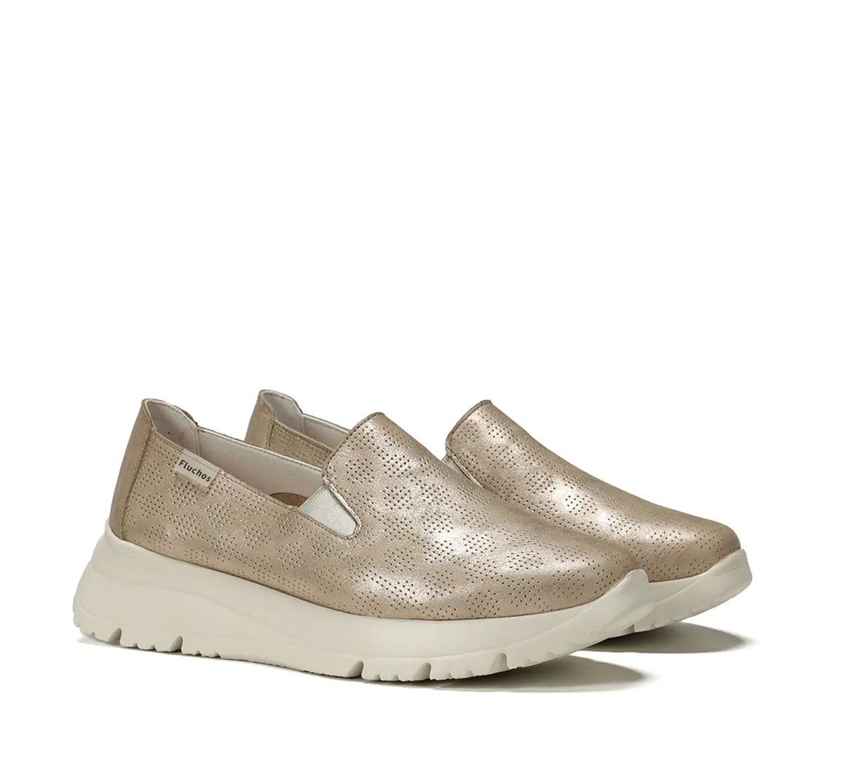 Fluchos Eira F1926 sneakers donna oro casual