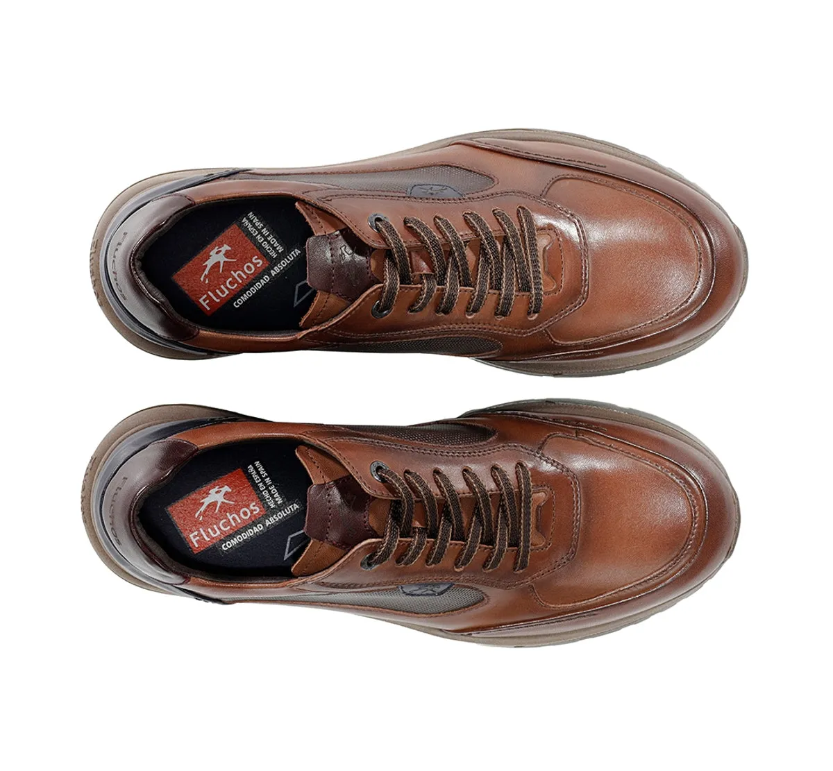Fluchos Karter F2532 Sneaker Uomo Marrone Leggera