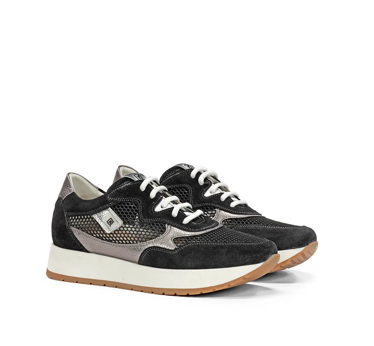 Fluchos Split D9473 sneakers donna nere antiscivolo
