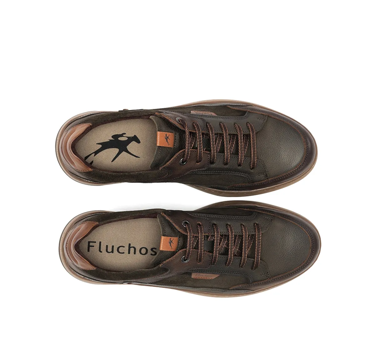 Fluchos Jeff F2279 Sneakers Uomo Verdi Pelle