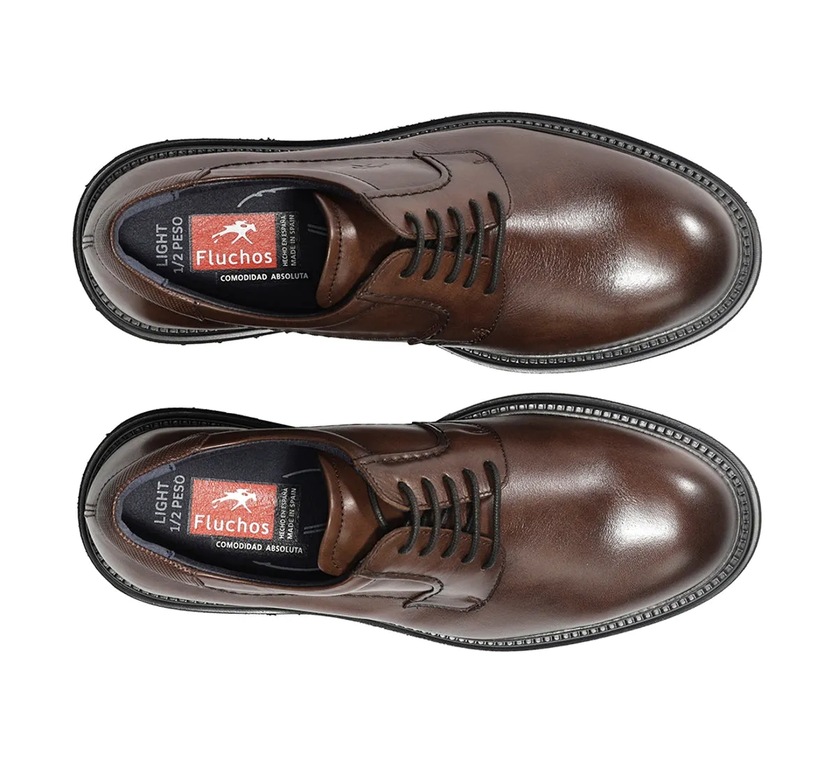 Fluchos Lincon F2054 Scarpe Uomo Marrone Classiche