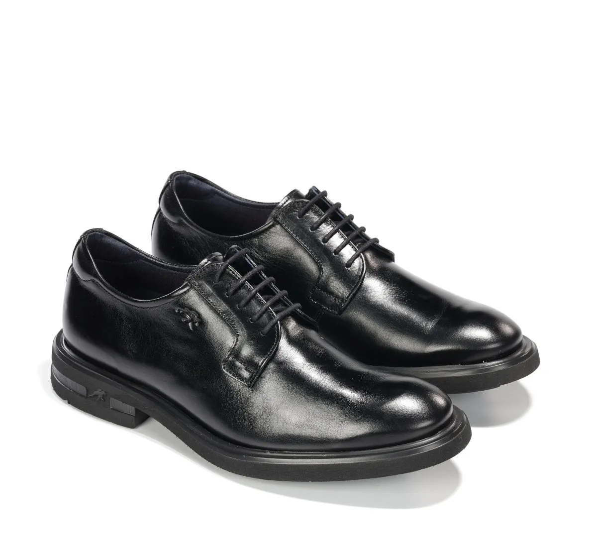 Fluchos Belgas F0631 scarpe uomo nere pelle