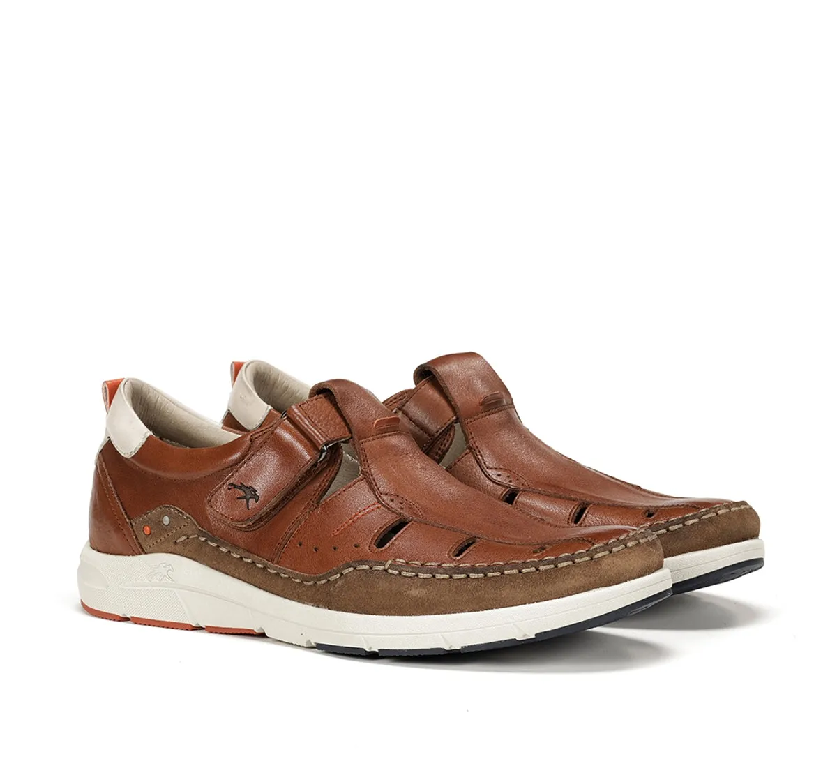 Fluchos Kai F1987 sandali uomo marroni pianta larga
