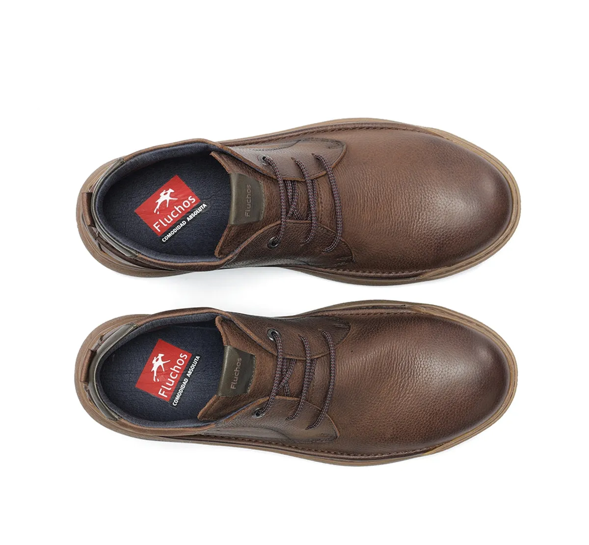 Fluchos Rocky F2034 stivaletti uomo marroni comodi