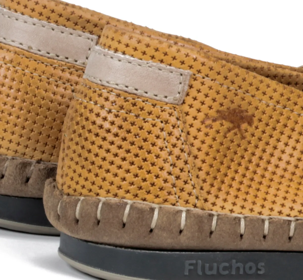 Fluchos Bahamas 8674 Mocassini Uomo Gialli Slip On