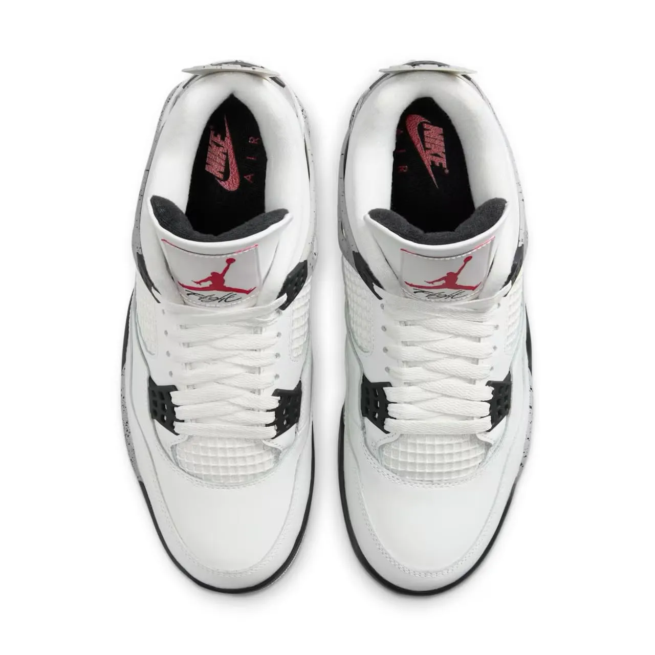 Nike Air Jordan 4 Retro sneakers summit bianco 47,5 EU pelle