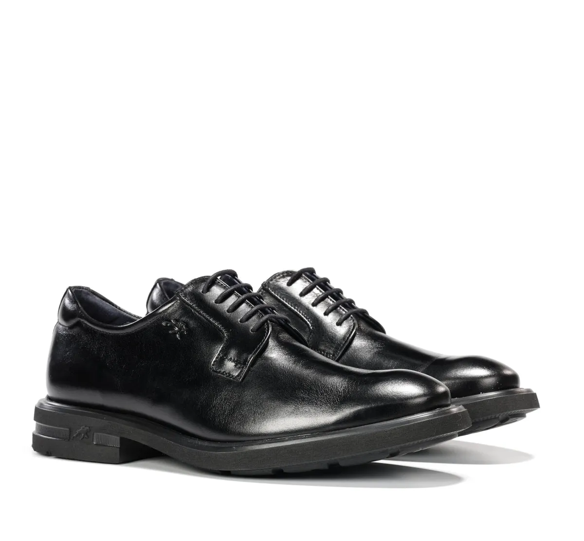 Fluchos Belgas F0631 scarpe uomo nere pelle