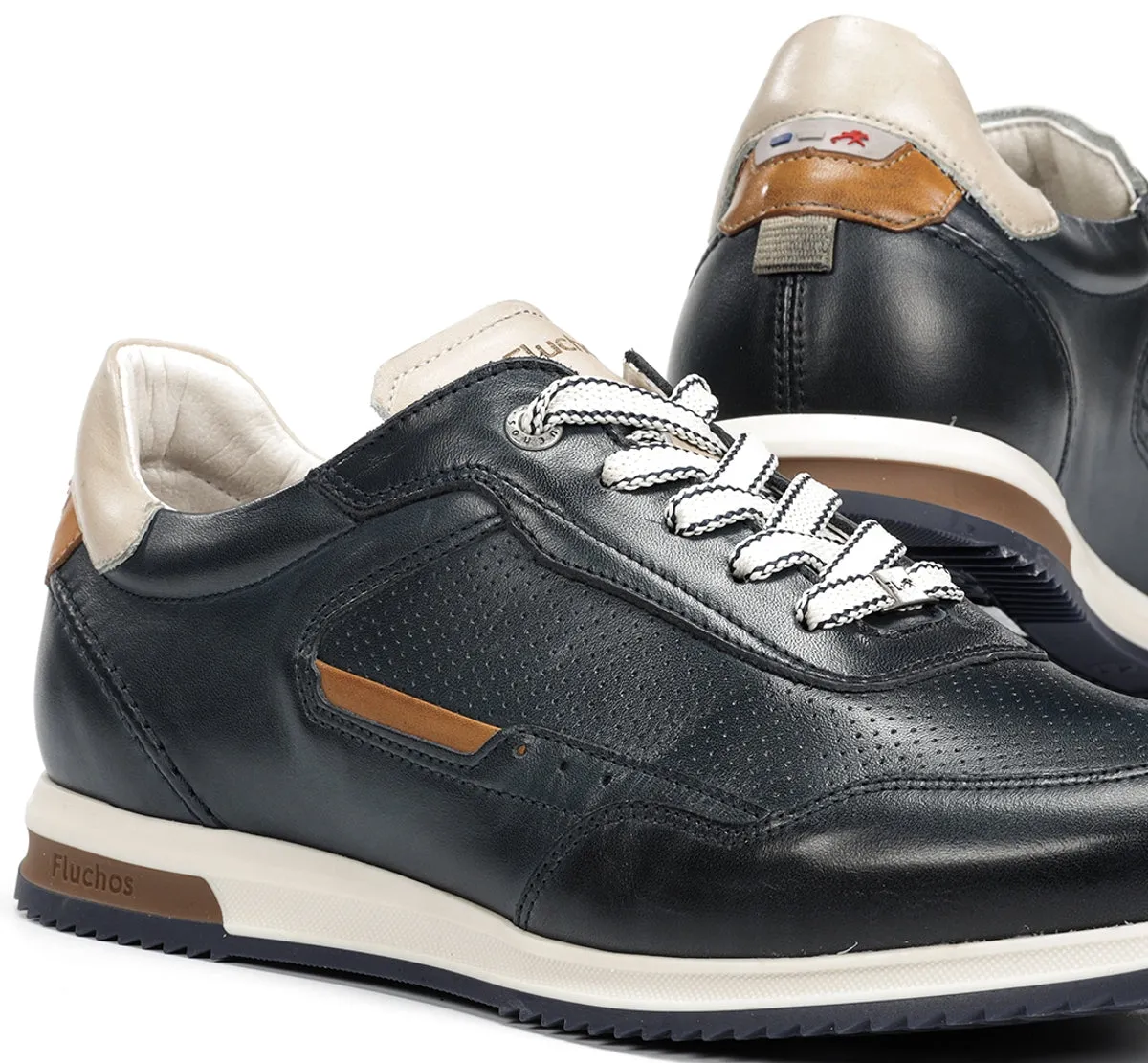 Fluchos Samir F2186 sneakers uomo blu ammortizzate