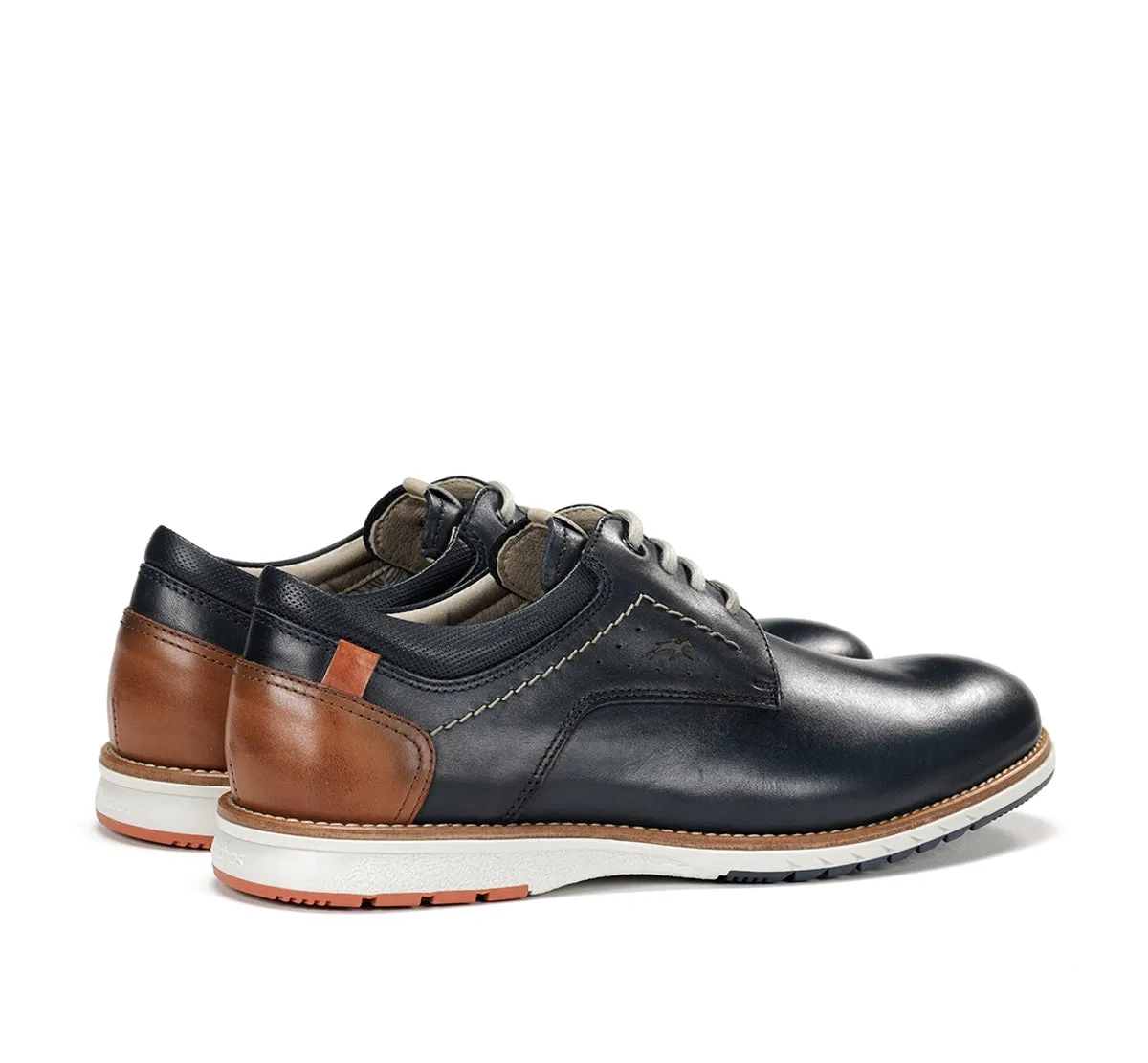 Fluchos Taylor F1978 scarpe uomo blu cuciture