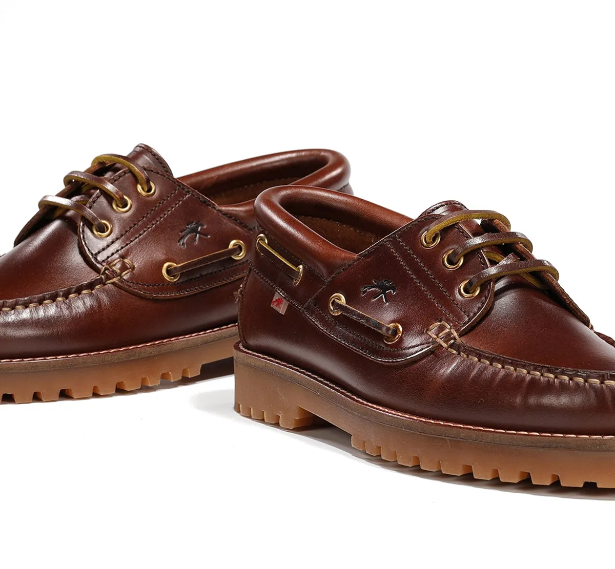 Fluchos Scott F0053 scarpa da barca donna marrone