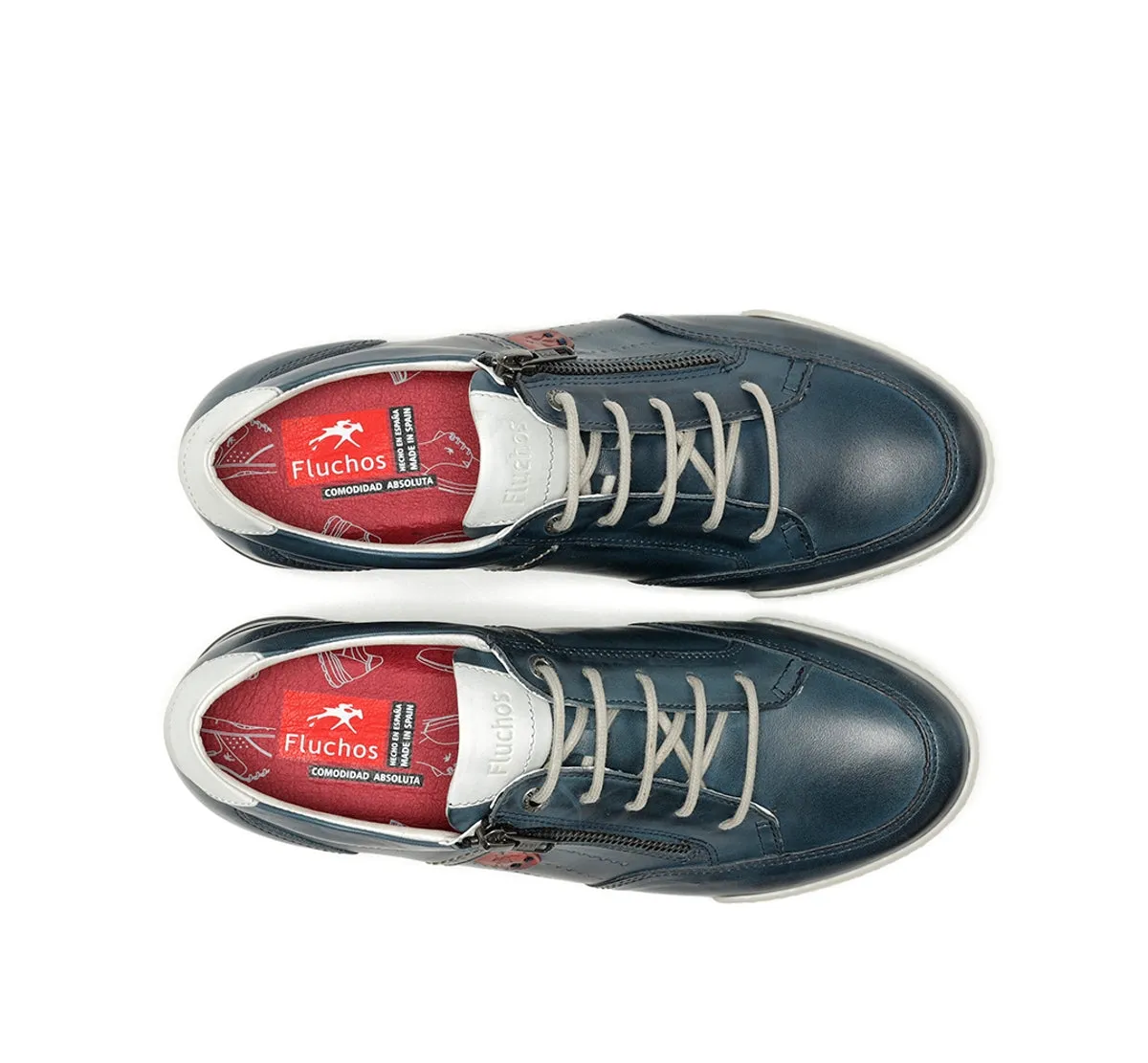 Fluchos Etna F0148 scarpe uomo blu casual