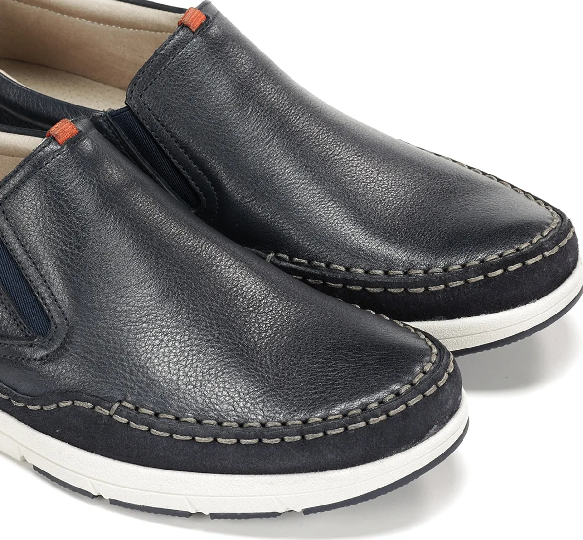 Fluchos Kai F1985 slip-on uomo blu pianta larga