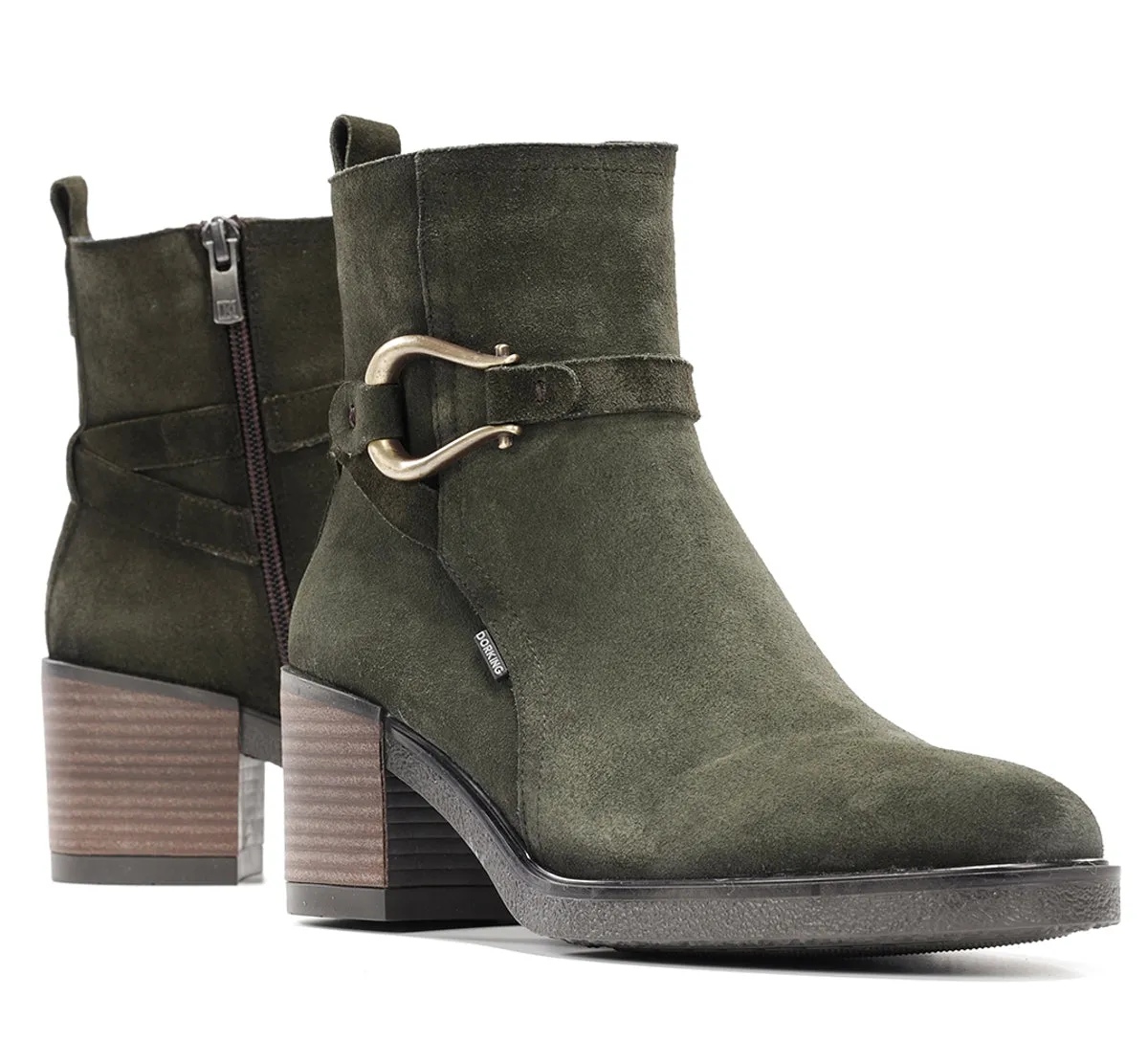Fluchos Aroma D9754 stivaletto donna verde suola leggera
