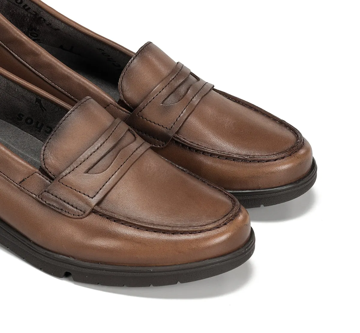 Fluchos Styll F1835 mocassini donna marroni comodi