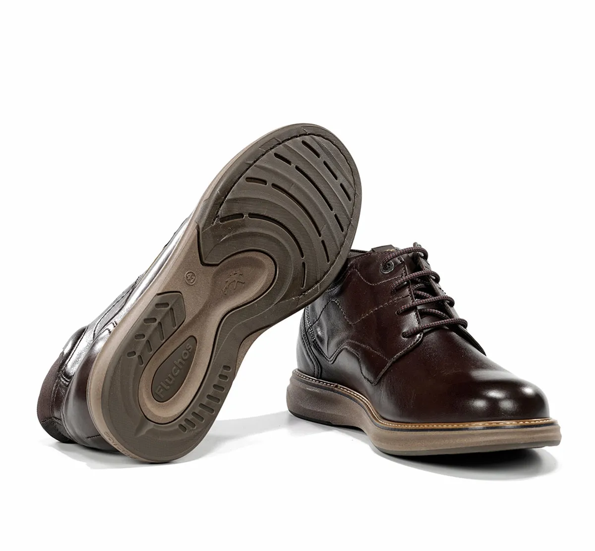 Fluchos Dalton F2508 Stivaletti Uomo Marroni Pelle
