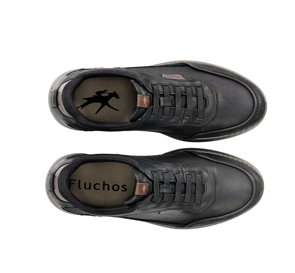 Fluchos Jeff F2511 sneakers uomo nero eleganti