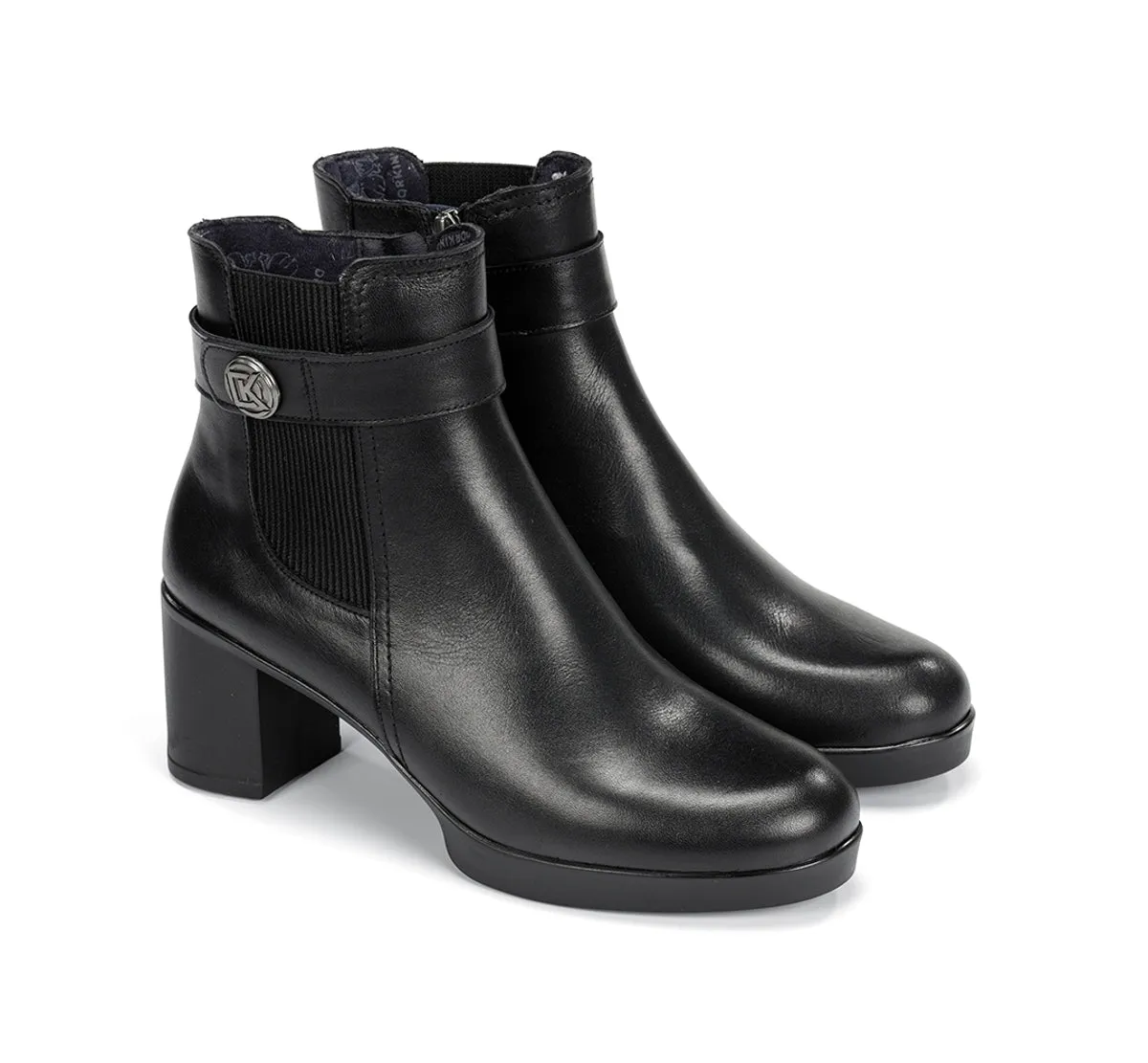 Dorking Elite D9422 stivaletto donna nero tacco