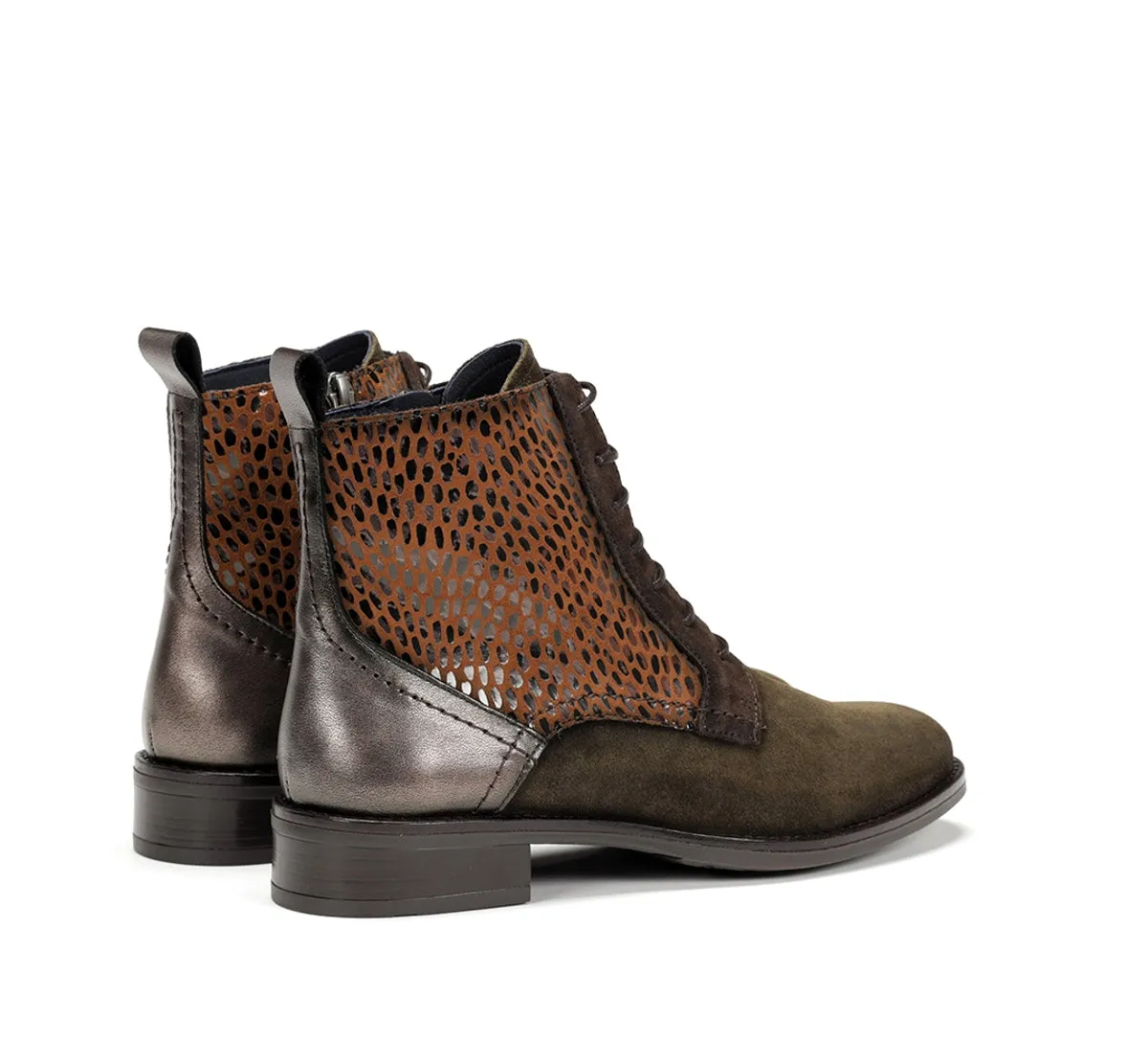 Fluchos Harvard D8709 stivaletti donna verdi autunno