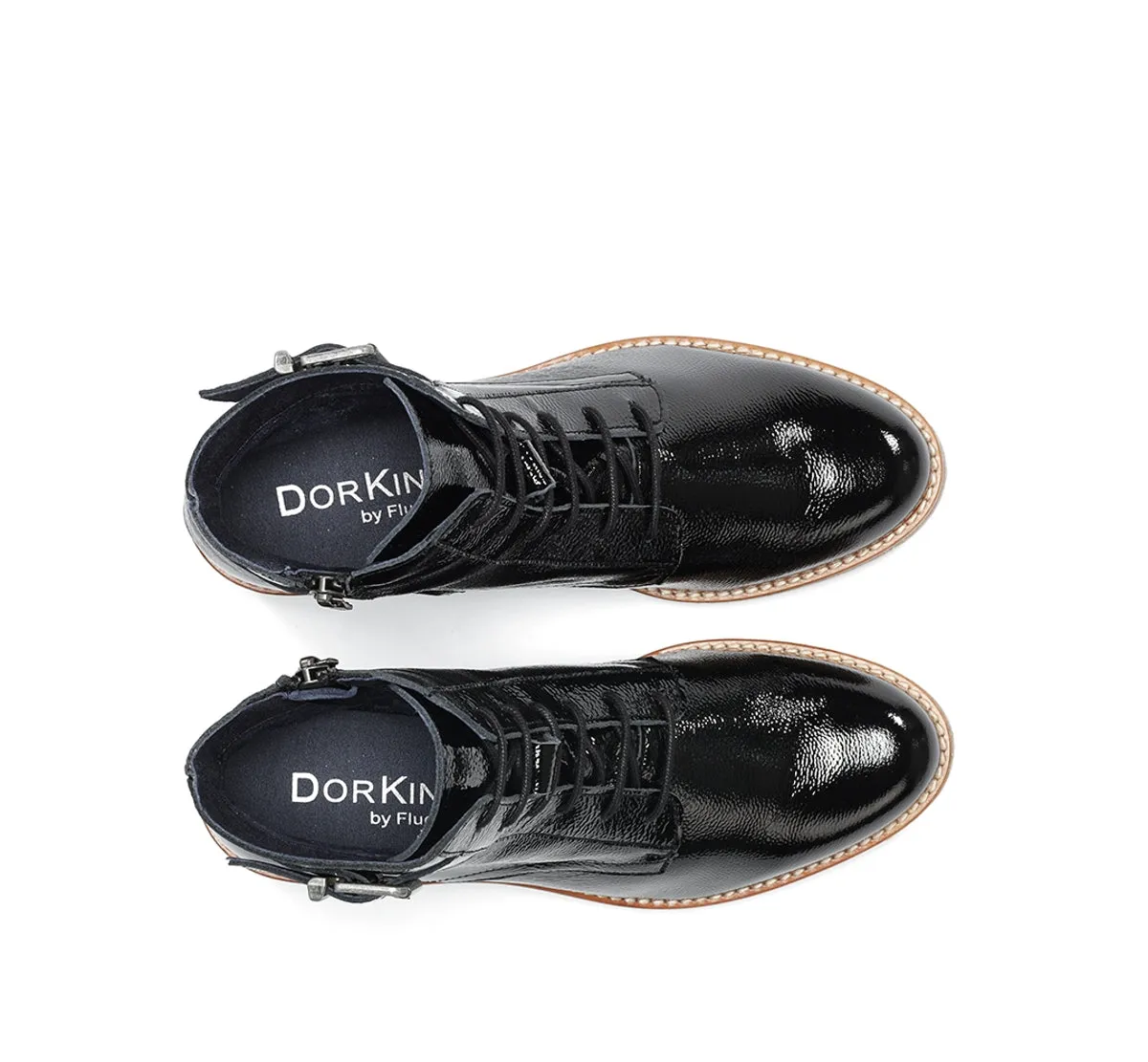 Fluchos Lucero D8686 stivaletto donna nero tacco crepe