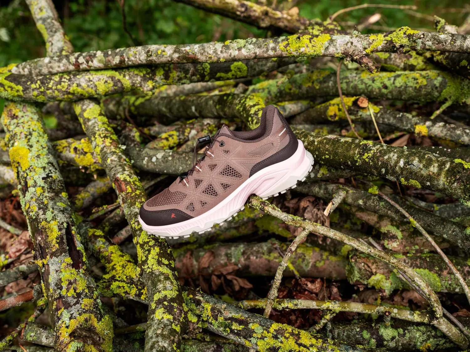 Ecco Receptor XP sneaker donna marrone traspirante